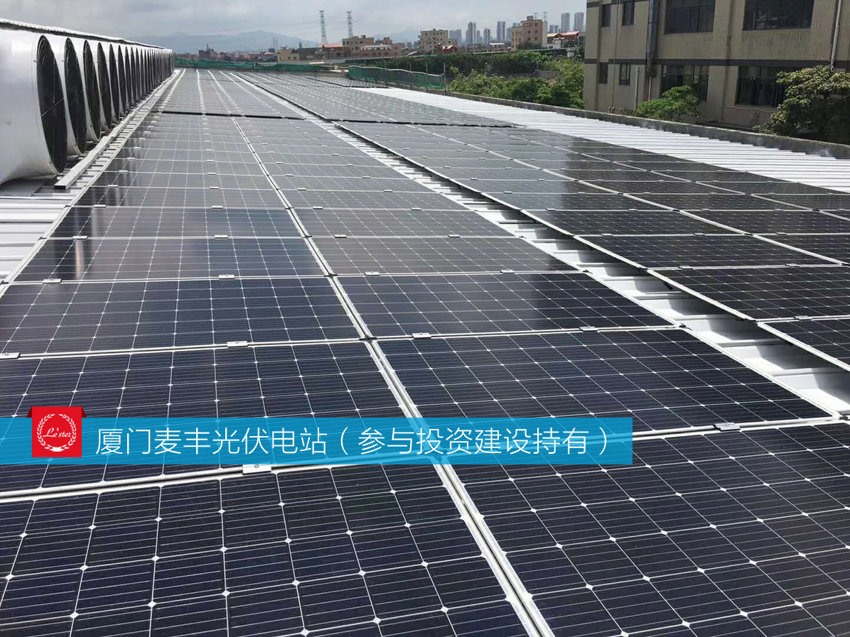 萊爾斯特參與投資建設持有的廈門麥豐光伏電站圖8